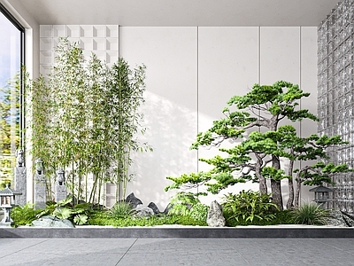 现代室内景观小品