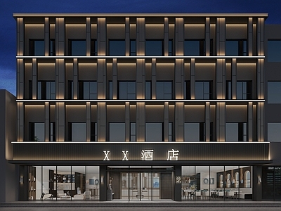 现代酒店外观