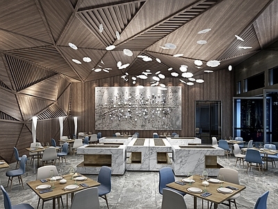 现代自助餐厅