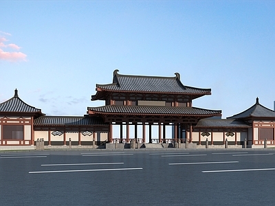中式入口大门