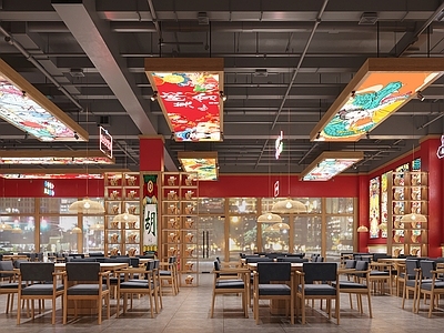 工业风国潮火锅店
