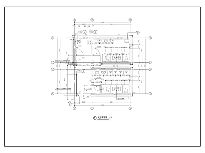 现代厕所节点详图施工图