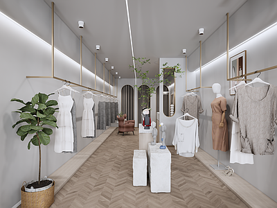 现代简约女装店