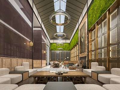 东南亚茶餐厅 接待区