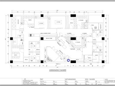 宠物店室内空间设计平面图施工图