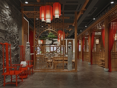 中式火锅店