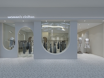 现代简约服装店