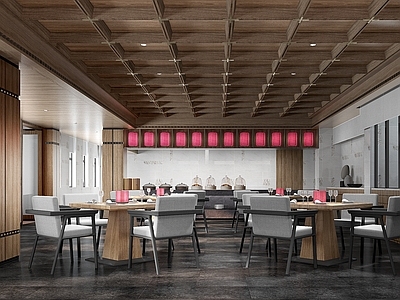 新中式酒店自助餐厅