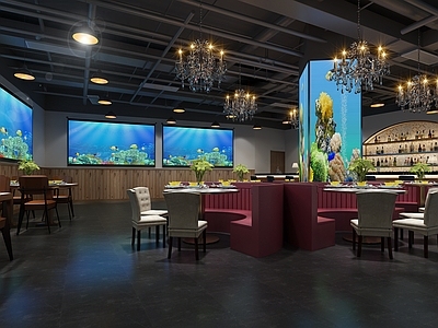 现代海洋馆餐厅