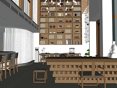 新中式茶馆 茶叶店