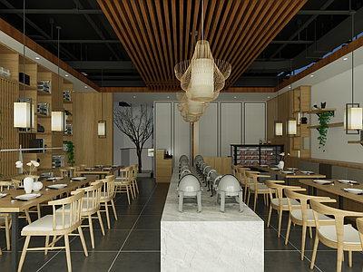 新中式自助餐厅