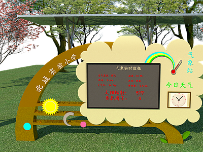现代校园气象站