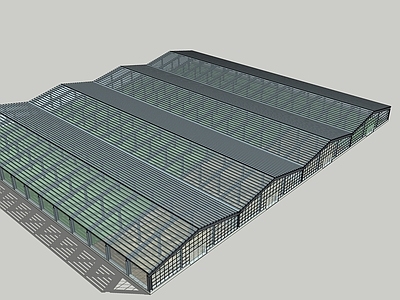 现代钢结构连栋大棚