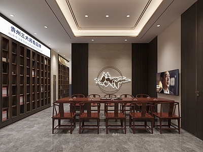 新中式烟酒店 白酒品鉴室