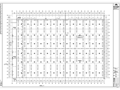 重汽冲焊车间全套施工图 工业建筑