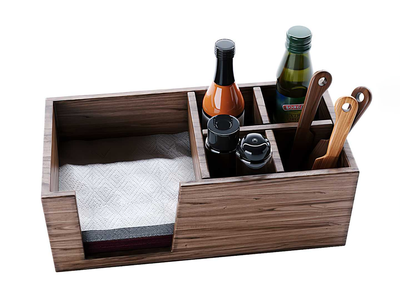 厨房用品组合 调味品 餐巾 收纳盒