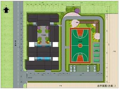 四合院平面图施工图