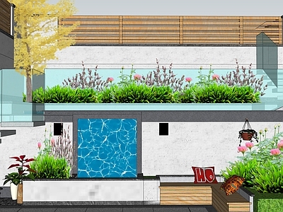 现代花园庭院景观施工图