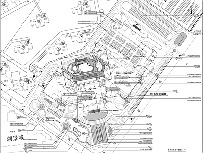 欧式简约五星级酒店景观设计施工图