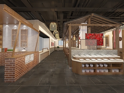 中式火锅店