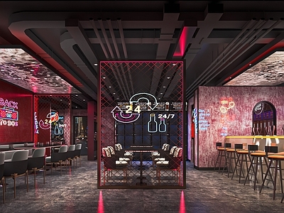 现代中餐厅 烧烤店 餐饮小吃店 快餐店 堂食 卡座 椅 装饰