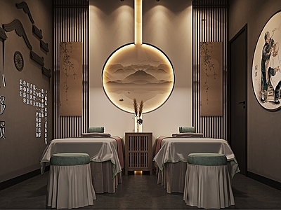 新中式采耳店包厢 包间