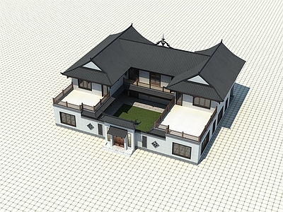 新中式四合院