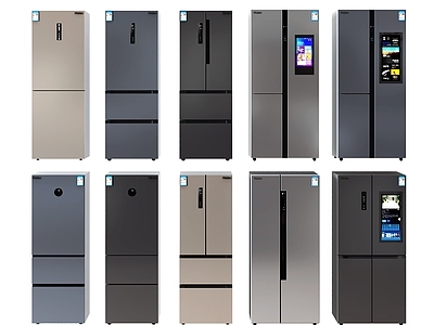 现代冰箱 高档冰箱 冷藏柜 冰柜 家用电器
