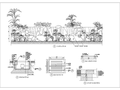 水景及各种水景做法施工图