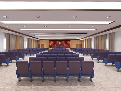 现代报告厅 礼堂椅 主席台