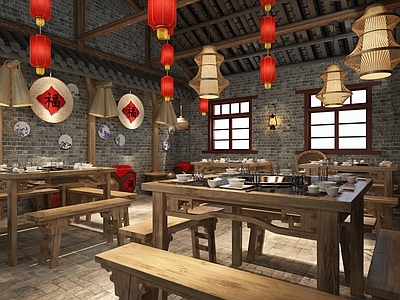 中式火锅店