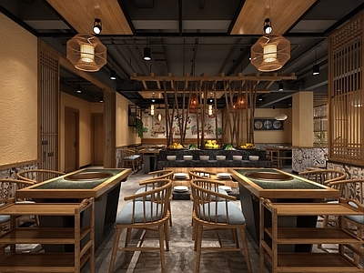 新中式火锅店