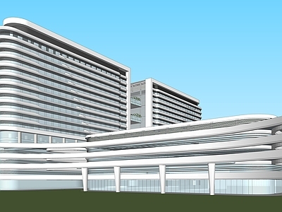 现代医疗建筑 三甲综合医院