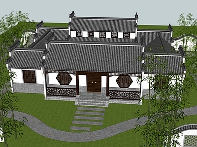 中式四合院建筑设计