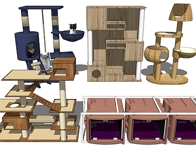 猫爬架 宠物屋 猫窝