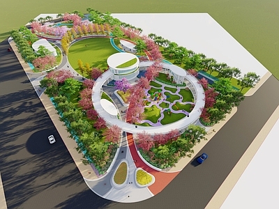 现代城市公园