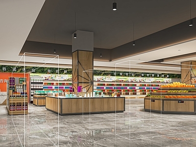 现代超市 生活超市 超市日化品去 生鲜超市 便利店