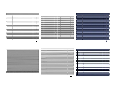 现代百叶窗帘组合 百叶帘