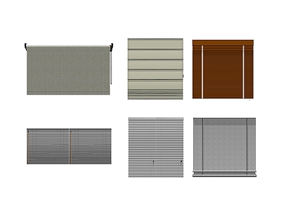 现代百叶窗帘组合 百叶帘
