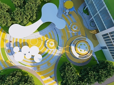 现代公园景观 口袋公园 市政公园 活力公园 运动器材