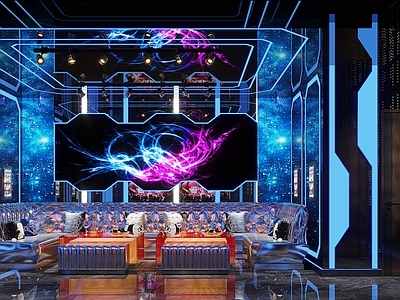 现代ktv包厢