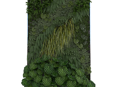绿植墙 爬藤植物 装饰墙面 绿植墙