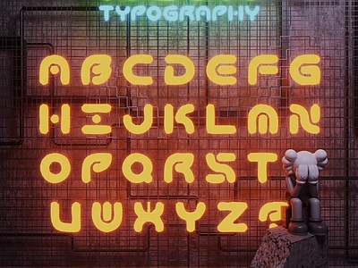 现代霓虹灯组合 英文字母霓虹灯 发光字 装饰灯