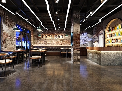 工业风火锅店