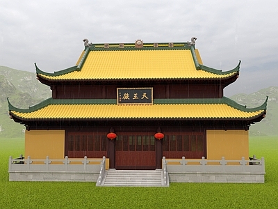 中式寺庙建筑