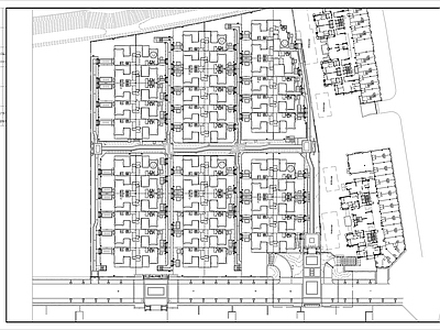 厦门院子住宅大区景观方案全套施工图 居住区景观