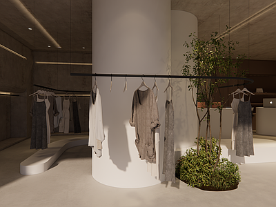 现代风格服装店