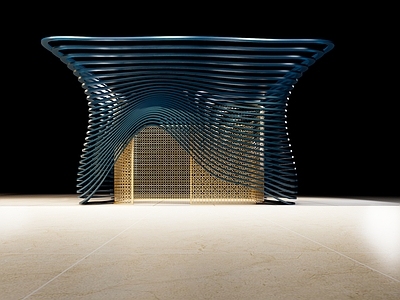 现代LV LOUIS VUITTON机场展台