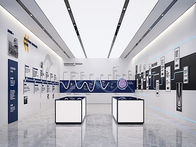 现代商业展厅 企业展厅 文化展厅 文化墙 企业墙 宣传栏
