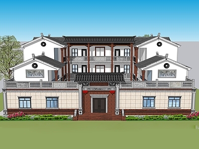 新中式四合院